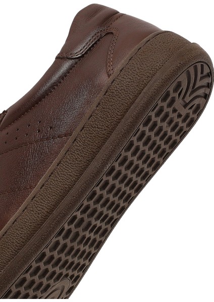 Kadın Kahverengi Bağcıklı Deri Comfort Ayakkabı 25AFD501018