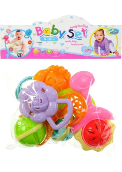 Baby Set Sesli Oyuncak Seti Lüks Bebek Zeka Geliştirici ve Çok Eğlendirici Çıngırak fiyatları