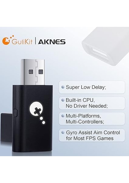 Gulikit Goku USB Kablosuz Denetleyici Adaptörü, x Box Series X|s ve x Box One Denetleyicisi (Bluetooth Ver.), Switch Pro / Ps4&ps5 Denetleyici, x Box One/series X|s/ps4/switch/pc/ios fiyatları