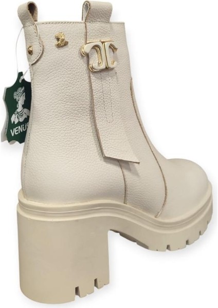 2351311K Platform Topuk Deri Günlük Kadın Bot fırsatları