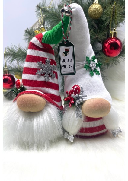 2’li Aşk ve Şans Cücesi, Gnome , Sevgiliye ,yılbaşı Süsü, Yeniyıl Seti fiyatları