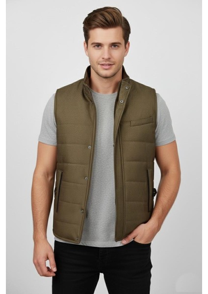 Erkek Spor Hakim Yaka Yelek Regular Kalıp 959-309 BGL-ST04875