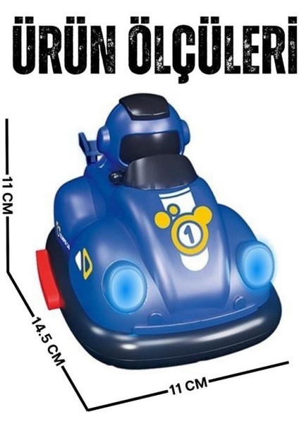 Şarjlı Işıklı 1V1 Kumandalı Oyuncak Çarpışan Oto Arabalar modelleri