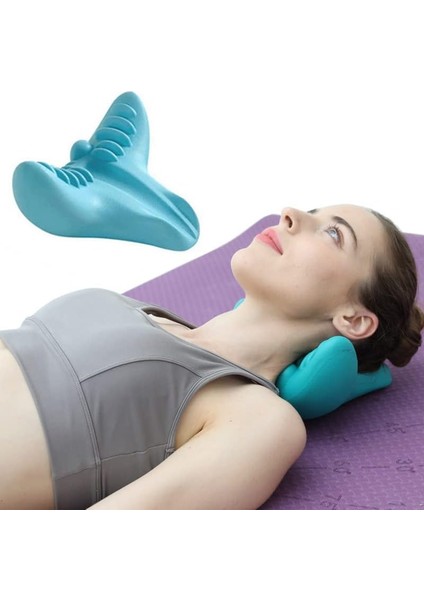 Jocaluyia Boyun ve Omuz Rahatlatıcı, Taşınabilir Servikal Çekme Cihazı Akupresür Boyun Omuz Sırt Desteği Masaj Yastığı, modelleri