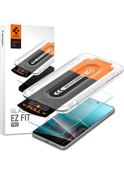 Galaxy S25 Edge ile Uyumlu Cam Ekran Koruyucu Kolay Kurulum Glas.tr Ez Fit Pro Hd - AGL09411