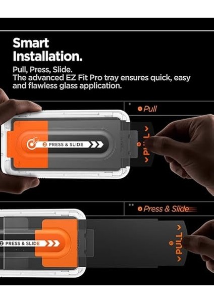Galaxy S25 Edge ile Uyumlu Cam Ekran Koruyucu Kolay Kurulum Glas.tr Ez Fit Pro Hd - AGL09411 modelleri