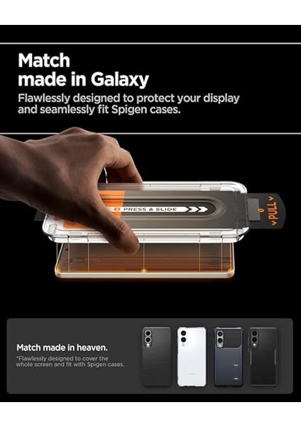 Galaxy S25 Edge ile Uyumlu Cam Ekran Koruyucu Kolay Kurulum Glas.tr Ez Fit Pro Hd - AGL09411 fırsatları