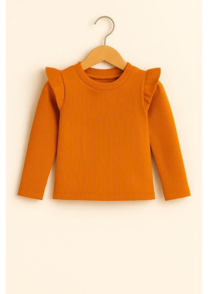 Kız Çocuk 3'lü Uzun Kollu Badi. 6 Ay 7 Yaş Arası 3 Lü Badi Seti Fırfır Detaylı %100 Pamuk Kız Bebek indirimleri