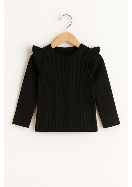 Kız Çocuk 3'lü Uzun Kollu Badi. 6 Ay 7 Yaş Arası 3 Lü Badi Seti Fırfır Detaylı %100 Pamuk Kız Bebek indirimleri