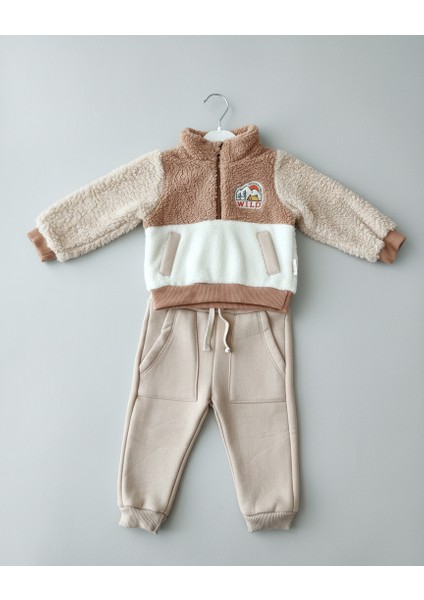 Wild Nakışlı Polar Alt Üst Takım Erkek Bebek fiyatları