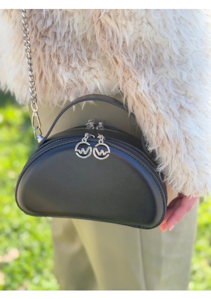 Kutu Model Bölmeli Zincir Askılı Kadın Şık Tasarımlı El Omuz ve Çapraz Çanta indirimleri