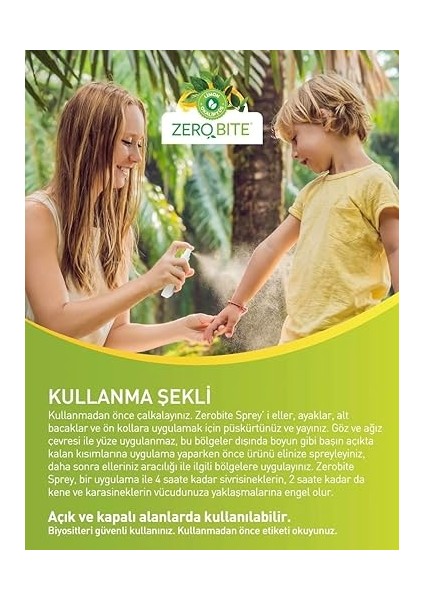 Bitki Özlü Sinek ve Kene Kovucu Sprey 100ML modelleri