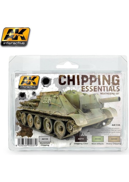 138 2X35 ve 2X17 Ml. Aşınma Efekti, Enamel ve Akrilik Model Boyası Seti