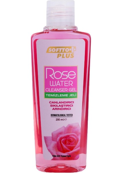 Softto Plus Gül Suyu Yüz Yıkama Jeli, 200ML fiyatları
