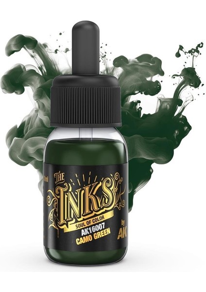 Ak 16007 30 Ml. Akrilik Mürekkep, Camo Green