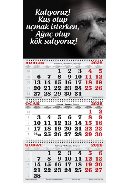 2026 Yılı Gemici Takvimi-Can Yücel