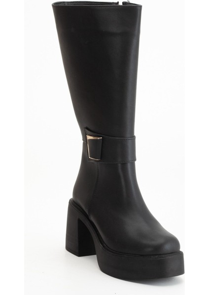 Kadın Aksesuarlı Kalın Taban & Topuklu Çizme 914311-Z modelleri