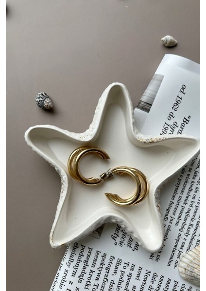 Deniz Kabuğu Mini Aksesuar Tabağı Dekoratif Beton indirimleri