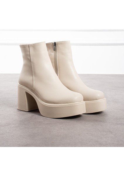 Sade Kalın Taban ve Topuklu Kadın Bot 914301-Z fiyatları