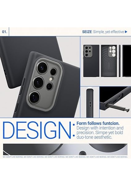 Spigen Galaxy S24 Ultra Kılıf Nano Pop Black Sesame - ACS07320 modelleri