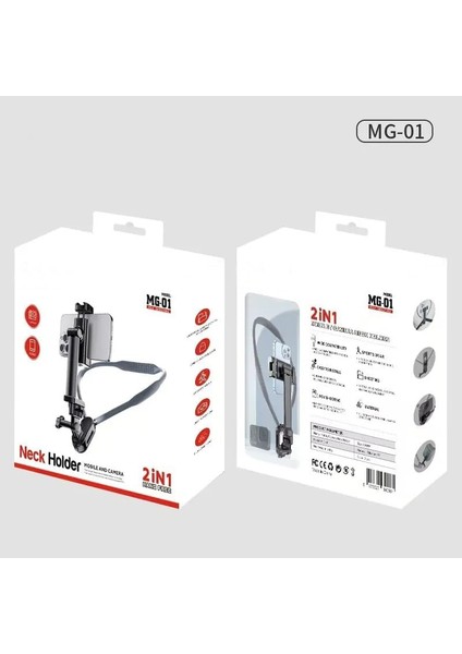 Kıskaçlı Profesyonel Telefon Tutucu ve Aksiyon Kamera Boyun Askısı Gezi Seyahat ve Sürüşlerde Kullanmak Için Boyundan Kayıt Aparatı Cep Telefonu Boyun Tutucu Kullanımı Kolay Mg-01 fiyatları