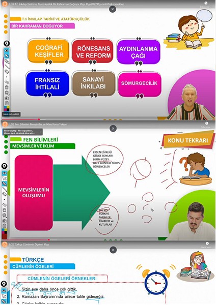 8. Sınıf Bursluluk ve Lgs Hazırlık Ful Seti modelleri