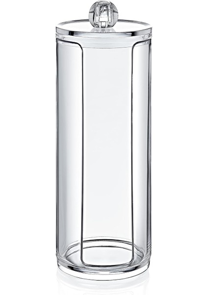 3'lü Akrilik Makyaj Organizer Seti, Makyaj Seti, Pamukluk, Ruj'luk, Kulak Çubuğu Kutusu modelleri