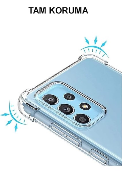 Iletişim Samsung Galaxy A21S Ile Uyumlu Şeffaf Airbag Antishock Köşe Korumalı Silikon Kılıf fırsatları