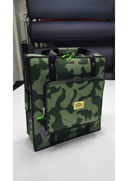 Cms 1000 Mikser Için Uyumlu Soft Case Çanta Kılıf - Askeri Kamuflaj.