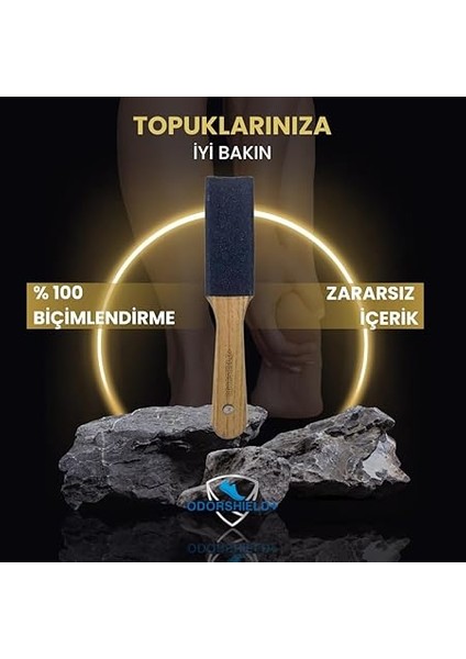 Çift Taraflı Ahşap Saplı Ayak ve Topuk Törpüsü (5 Adet Tırnak Törpüsü Hediyeli) modelleri