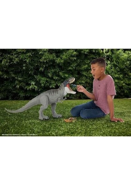 World Rebirth Devasa Tyrannosaurus Rex Aksiyon Figürü, 2 Saldırı Sahip T-Rex Dinozor Oyuncağı, Filmden Uyarlanan Tasarım, Bükülebilir Eklemler, JGB52 fiyatları