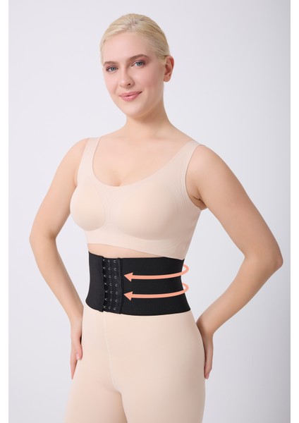 Serone Kısa Model Beli Saran Karın ve Göbek Toparlayıcı Bel Korsesi