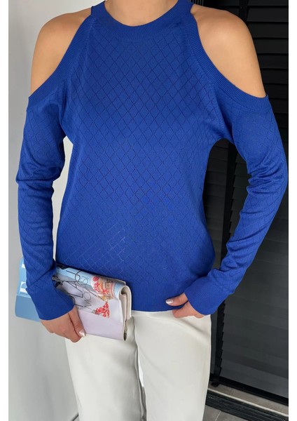 Omuz Dekolteli Kadın Triko Bluz P-00014620 modelleri