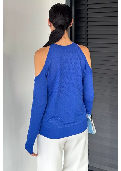 Omuz Dekolteli Kadın Triko Bluz P-00014620 fırsatları