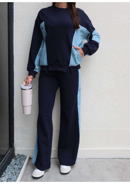 Kot Garnili Pul Detay Eşofman Takım modelleri