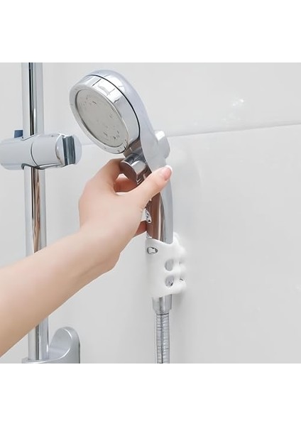 2 Adet Duş Başlığı Tutucu – Silikon, Ayarlanabilir, Aletsiz Kurulum fiyatları