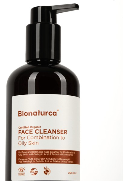 Organik Sertifikalı Yağlı Ciltler Için Arındırıcı Yüz Temizleme Jelii 250 ml - Bionaturca modelleri