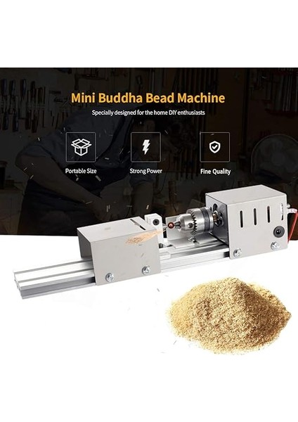 Boncuk Taşlama ve Parlatma Torna Tezgahı Dıy Ahşap El Sanatları Dönen fırsatları