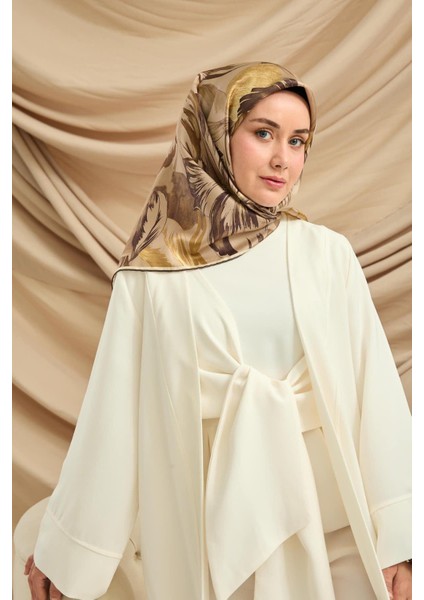 Twill Ipek Eşarp - 11480-65 Vizon fırsatları