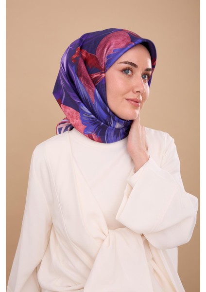 Twill Ipek Eşarp - 11480-86 Morcivert fiyatları