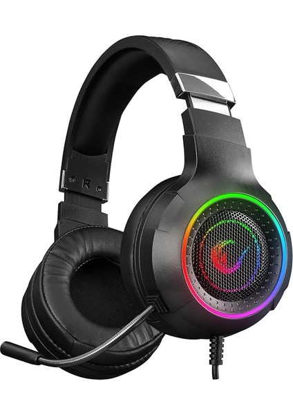 RM-K56 Specter Siyah USB 7.1 Rainbow Ledli Gaming Mikrofonlu Oyuncu Kulaklığı