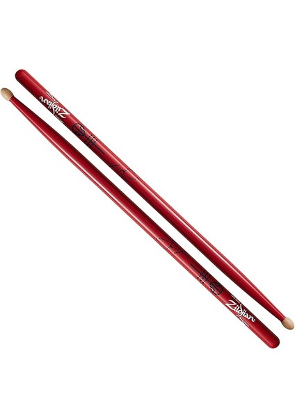 Artist Serisi Hickory Drumsticks - Josh Dun - Wood Tip - Kırmızı
