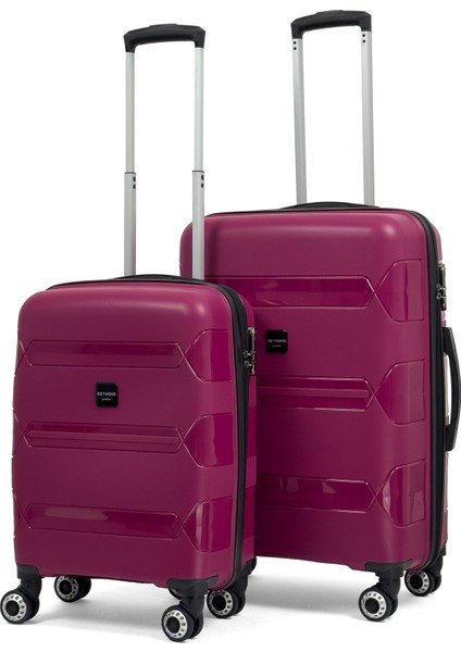 Lucas Polipropilen Kırılmaz Valiz, Kabin Boy&orta Boy