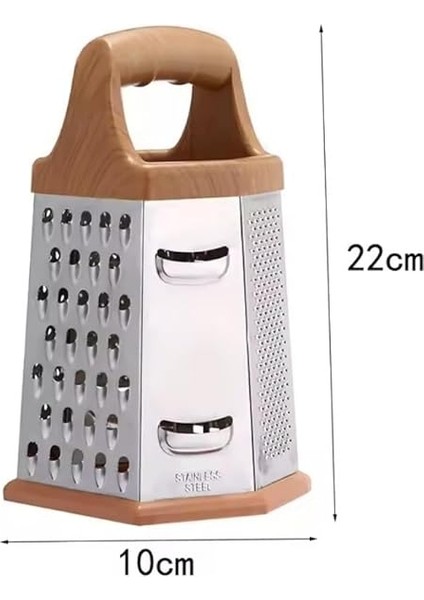 Paslanmaz Çelik 6 Taraflı Çok Işlevli Rende (Dilimleyici) modelleri