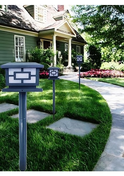 Solar Güneş Enerjili 10W Set Üstü Standlı 78 cm Bahçe Aydınlatması, Su Geçirmez, 3200K-6500K, Solar Küp Armatür, 2 Modlu (Beyaz-Gün Işığı), Veranda, Çit, Bahçe Duvarı Küp Aydınlatma 165×110 mm modelleri