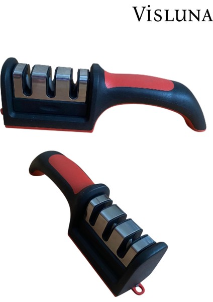 Profesyonel Bıçak Bileme Aleti Taşınabilir 3 Açılı Çelik Elmas Seramik Tungsten Bıçak Bileyici modelleri