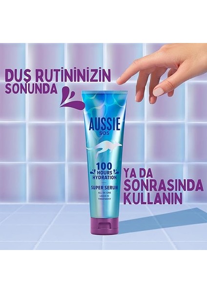 Sos Super Serum Kuru Saçlar Için Durulanmayan Serum 160ML 100 Saat Nemli Saçlar fırsatları