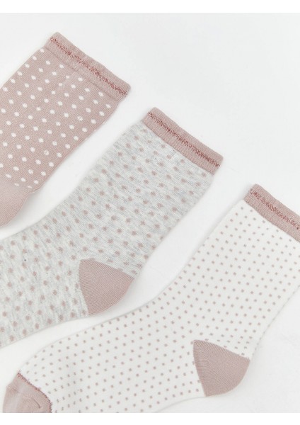 Lcw Dream Pembe Desenli Kadın Soket Çorap 5'li modelleri
