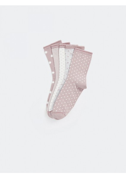 Lcw Dream Pembe Desenli Kadın Soket Çorap 5'li fırsatları