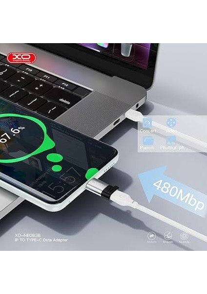 Simple Is Beauty Usb-C To Lightning Dönüştürücü Adaptör NB263A, 27W Hızlı Şarj, Veri Aktarımı, Siyah fırsatları